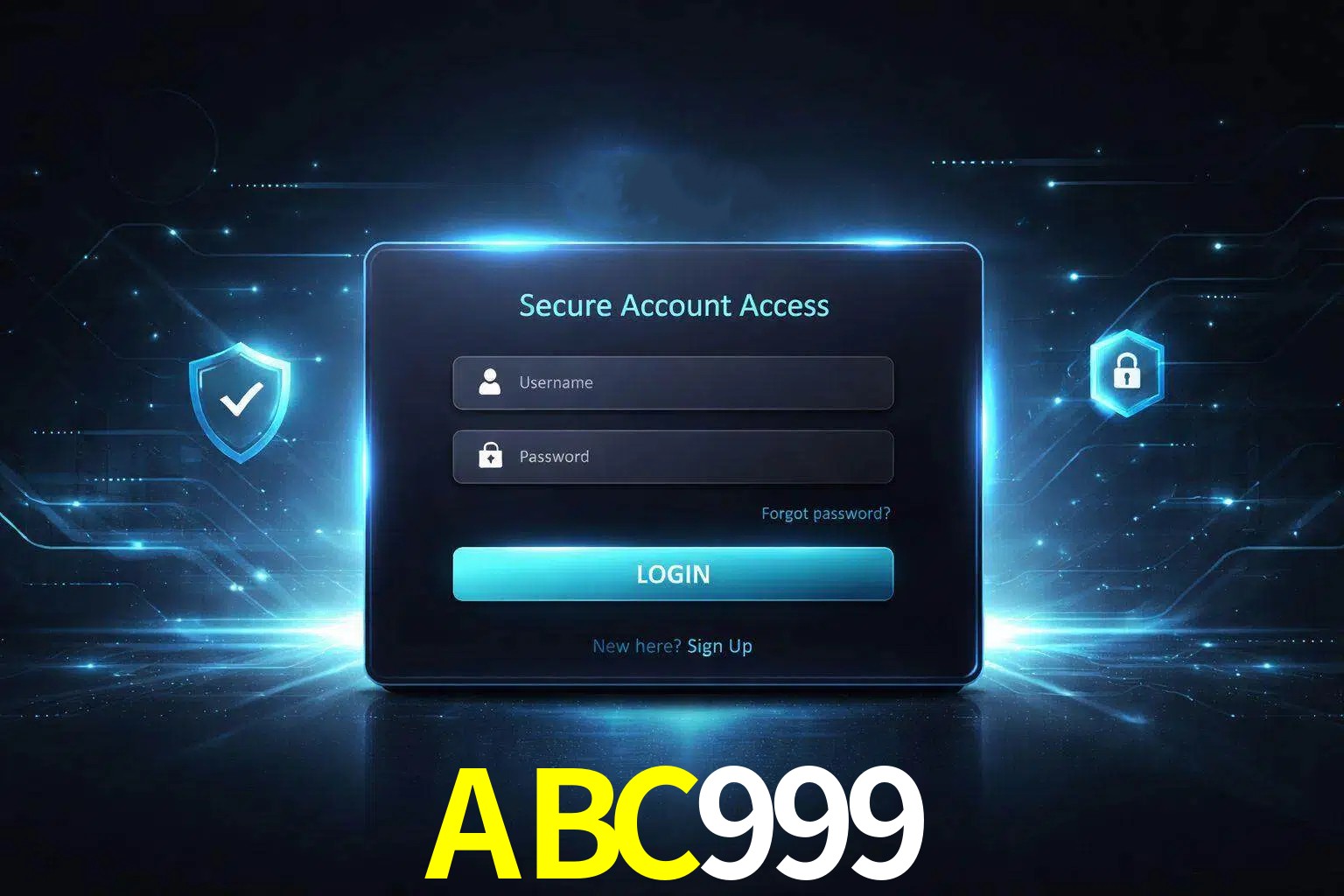 Pantalla de inicio de sesión de cuenta ABC999 para usuarios en México